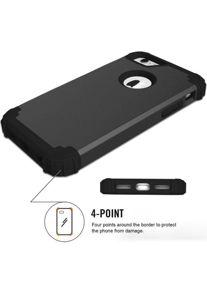 iPhone 6 Plus / 6s Plus İçin Pc Yumuşak Tpu Bumper 3'ü 1 Arada Koruma ShockProof Kılıf (Yurt Dışından)