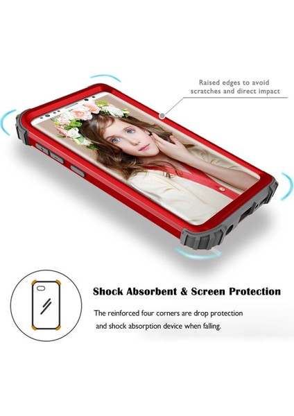 Samsung Galaxy S9 İçin Pc Yumuşak Tpu Bumper 3'ü 1 Arada Koruma ShockProof Kılıf (Yurt Dışından)