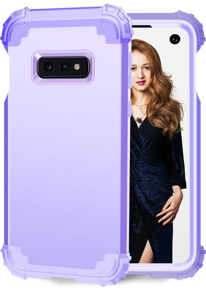 Samsung Galaxy S10E İçin Pc Yumuşak Tpu Bumper 3'ü 1 Arada Koruma ShockProof Kılıf (Yurt Dışından)