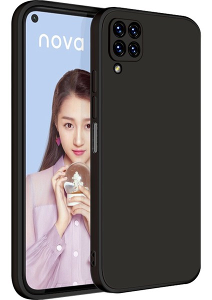 Huawei P40 Lite İçin İnce Likit Silikon ShockProof Korumalı Kılıf (Yurt Dışından)