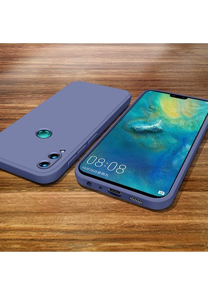 Huawei Y9 2019 İçin İnce Likit Silikon ShockProof Korumalı Kılıf (Yurt Dışından)