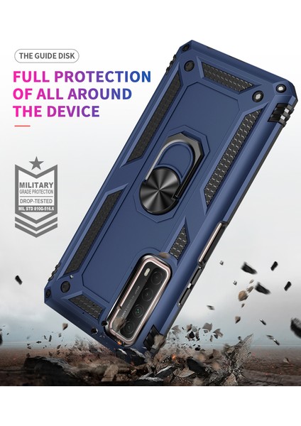 Huawei P 2021 İçin Çift Katmanlı Halkalı Standlı Kılıf (Yurt Dışından) indirimleri