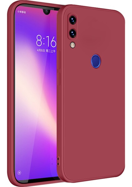 Xiaomi Redmi Note 7 / Note 7 Pro İçin İnce Likit Silikon ShockProof Korumalı Kılıf (Yurt Dışından)