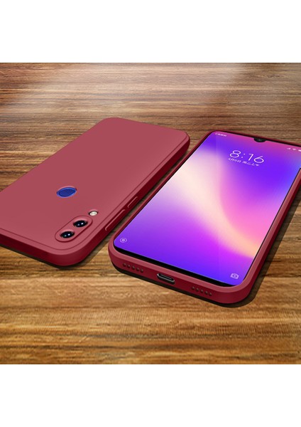 Xiaomi Redmi Note 7 / Note 7 Pro İçin İnce Likit Silikon ShockProof Korumalı Kılıf (Yurt Dışından)