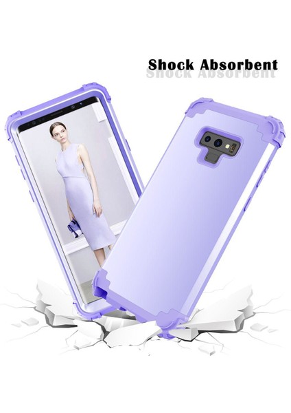 Samsung Galaxy Note 9 İçin Pc Yumuşak Tpu Bumper 3'ü 1 Arada Koruma ShockProof Kılıf (Yurt Dışından)