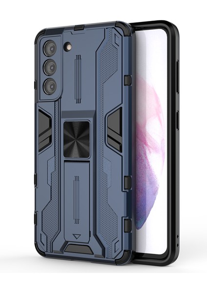 Samsung Galaxy S21 5G İçin Çift Katmanlı Pc Tpu Bumper Kaymaz ShockProof Korumalı Kılıf (Yurt Dışından)
