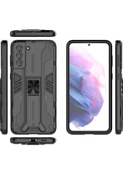 Samsung Galaxy S21 Plus 5G İçin Çift Katmanlı Pc Tpu Bumper Kaymaz ShockProof Korumalı Kılıf (Yurt Dışından) modelleri