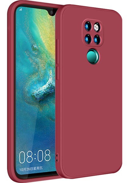 Huawei Mate 20 İçin İnce Likit Silikon ShockProof Korumalı Kılıf (Yurt Dışından)