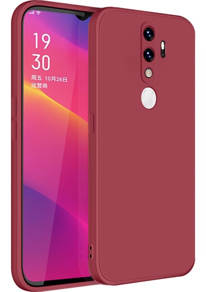 Oppo A9 2020 / A5 2020 İçin İnce Likit Silikon ShockProof Korumalı Kılıf (Yurt Dışından)