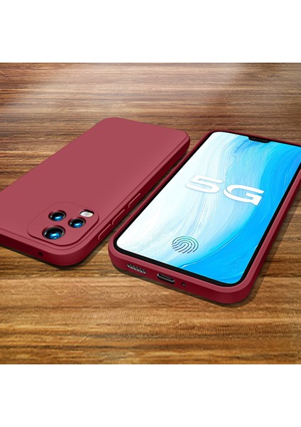 Vivo S7 İçin İnce Likit Silikon Shockproof Korumalı Kılıf (Yurt Dışından)