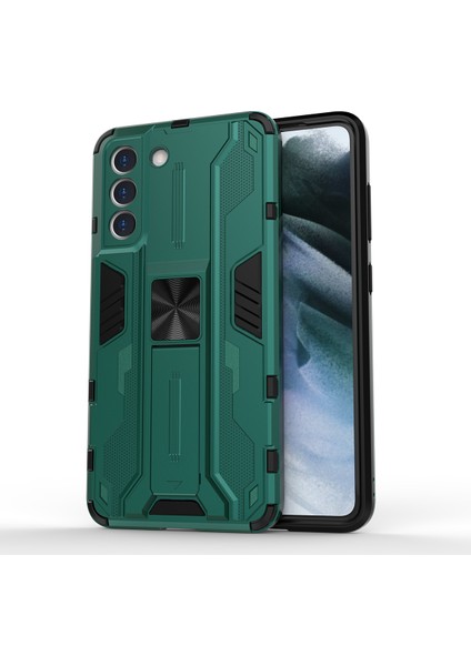 Samsung Galaxy S21 Fe 5G İçin Çift Katmanlı Pc Tpu Bumper Kaymaz ShockProof Korumalı Kılıf (Yurt Dışından)