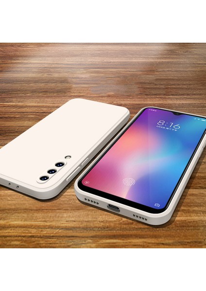 Xiaomi Mi 9 Se İçin İnce Likit Silikon ShockProof Korumalı Kılıf (Yurt Dışından)