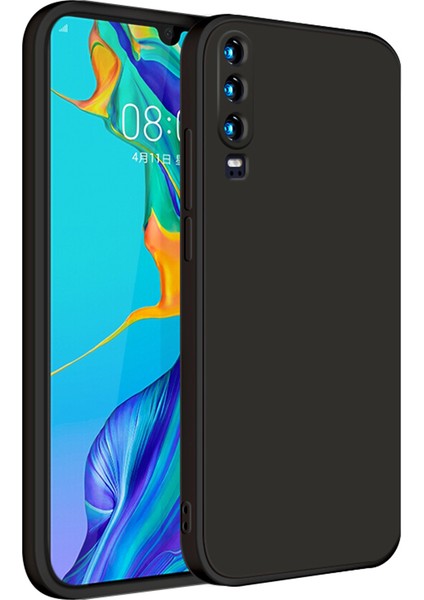 Huawei P30 İçin İnce Likit Silikon ShockProof Korumalı Kılıf (Yurt Dışından)