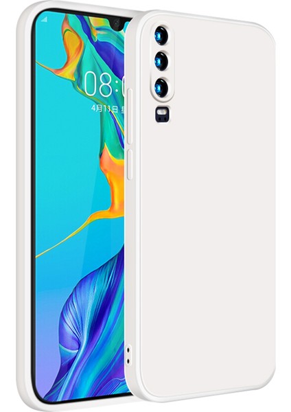 Huawei P30 İçin İnce Likit Silikon ShockProof Korumalı Kılıf (Yurt Dışından)