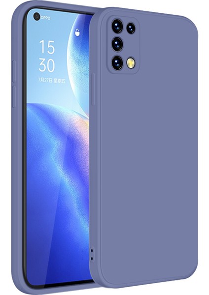 Oppo Reno5 5G İçin İnce Likit Silikon ShockProof Korumalı Kılıf (Yurt Dışından)