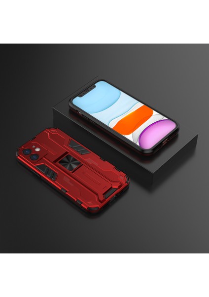iPhone 12 Mini İçin Çift Katmanlı Pc Tpu Bumper Kaymaz ShockProof Korumalı Kılıf (Yurt Dışından)