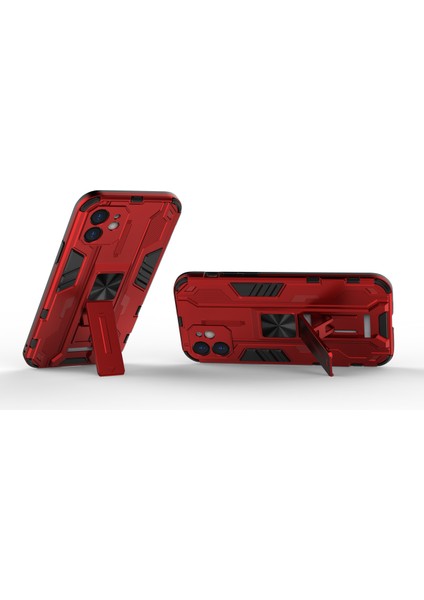 iPhone 12 Mini İçin Çift Katmanlı Pc Tpu Bumper Kaymaz ShockProof Korumalı Kılıf (Yurt Dışından)
