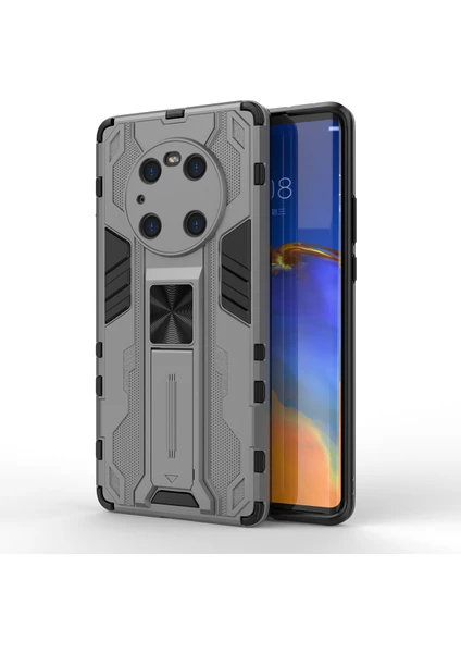 Huawei Mate 40 Pro İçin Çift Katmanlı Pc Tpu Bumper Kaymaz ShockProof Korumalı Kılıf (Yurt Dışından)