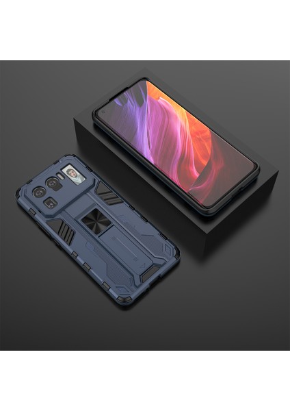 Xiaomi Mi 11 Ultra İçin Çift Katmanlı Pc Tpu Bumper Kaymaz ShockProof Korumalı Kılıf (Yurt Dışından)