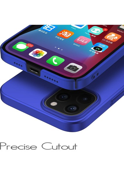 iPhone 12 Mini İçin Ultra İnce Sert Pc Mat Korumalı Kılıf (Yurt Dışından)