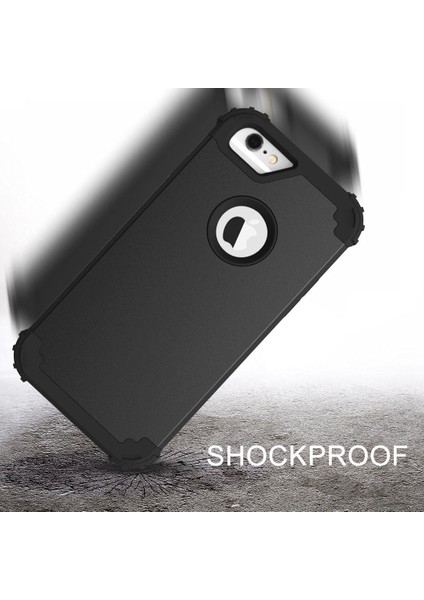 iPhone 6 / 6s İçin Pc Yumuşak Tpu Bumper 3'ü 1 Arada Koruma ShockProof Kılıf (Yurt Dışından)