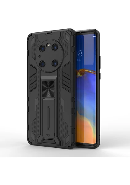 Huawei Mate 40 Pro İçin Çift Katmanlı Pc Tpu Bumper Kaymaz ShockProof Korumalı Kılıf (Yurt Dışından)