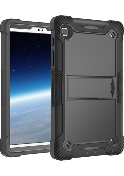 Galaxy Tab A7 Lite 8.7 inç İçin 3 Katmanlı Standlı Shockproof Tam Koruma Kılıf (Yurt Dışından)
