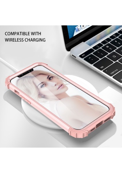 iPhone 12 Pro Max İçin Yumuşak Silikon Pc Bumper 3'ü 1 Arada ShockProof Korumalı Kılıf (Yurt Dışından) fiyatları