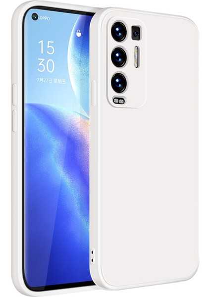 Oppo Reno5 Pro+ Plus İçin İnce Likit Silikon ShockProof Korumalı Kılıf (Yurt Dışından)