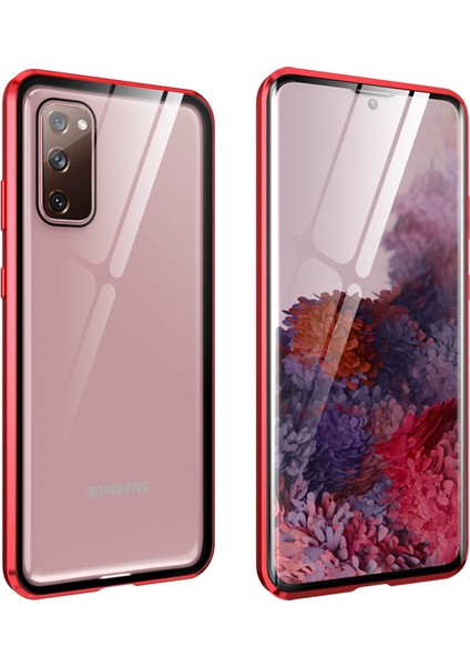 Samsung Galaxy S20 Fe İçin 360 Derece Tam Koruma Şeffaf Manyetik Metal Bumper Kılıf (Yurt Dışından) fiyatları