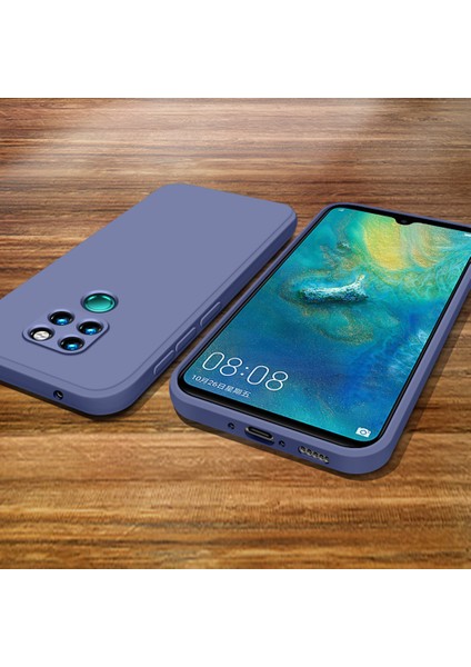 Huawei Mate 20 İçin İnce Likit Silikon ShockProof Korumalı Kılıf (Yurt Dışından)