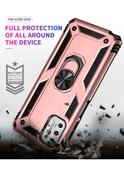 Motorola Moto G Stylus 2021 İçin Çift Katmanlı Halkalı Standlı Kılıf (Yurt Dışından) indirimleri