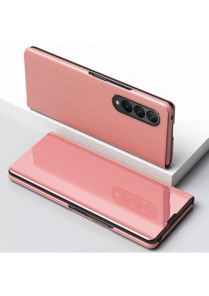 Samsung Galaxy Z Fold 3 5G İçin Flip Standlı Deri Ayna Pencereli Kılıf (Yurt Dışından) fiyatları