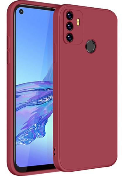 Oppo A32 İçin İnce Likit Silikon Shockproof Korumalı Kılıf (Yurt Dışından)