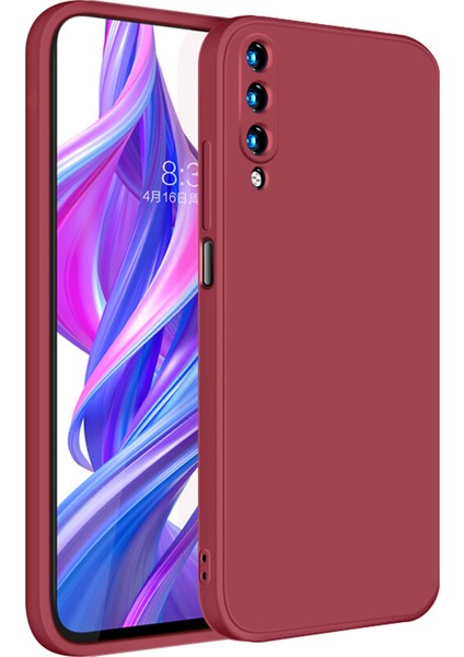 Huawei Honor 9x Pro İçin İnce Likit Silikon ShockProof Korumalı Kılıf (Yurt Dışından)
