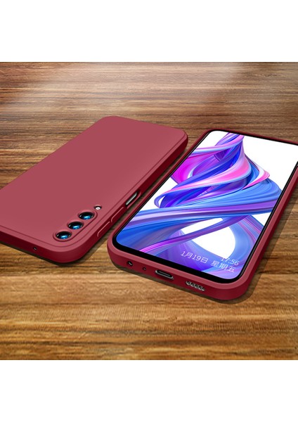 Huawei Honor 9x Pro İçin İnce Likit Silikon ShockProof Korumalı Kılıf (Yurt Dışından) fiyatları