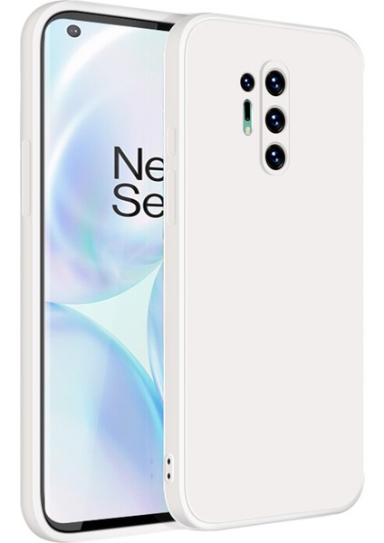 Oneplus 8 Pro İçin İnce Likit Silikon ShockProof Korumalı Kılıf (Yurt Dışından)