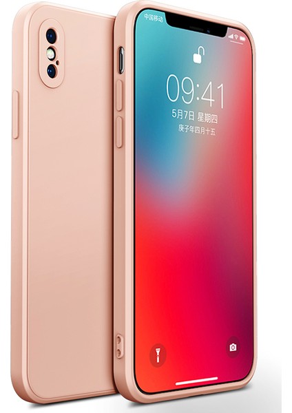 iPhone X İçin İnce Likit Silikon ShockProof Korumalı Kılıf (Yurt Dışından)