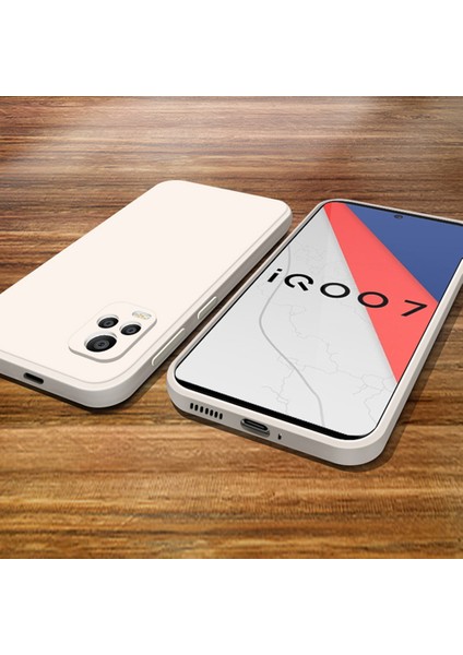 Vivo Iqoo 7 İçin İnce Likit Silikon Shockproof Korumalı Kılıf (Yurt Dışından) fiyatları
