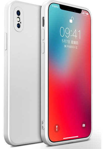 iPhone X İçin İnce Likit Silikon ShockProof Korumalı Kılıf (Yurt Dışından)