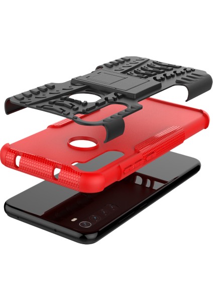 Xiaomi Redmi Note 8t İçin ShockProof Çift Katmanlı Standlı Korumalı Kılıf (Yurt Dışından) fırsatları