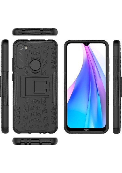 Xiaomi Redmi Note 8t İçin ShockProof Çift Katmanlı Standlı Korumalı Kılıf (Yurt Dışından) modelleri