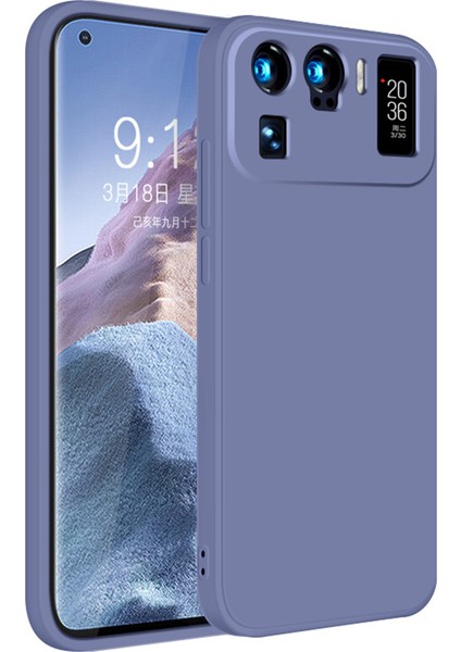 Xiaomi Mi 11 Ultra İçin İnce Likit Silikon ShockProof Korumalı Kılıf (Yurt Dışından)