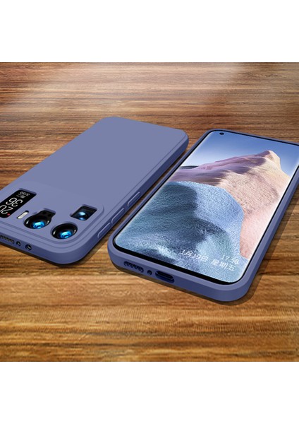 Xiaomi Mi 11 Ultra İçin İnce Likit Silikon ShockProof Korumalı Kılıf (Yurt Dışından)