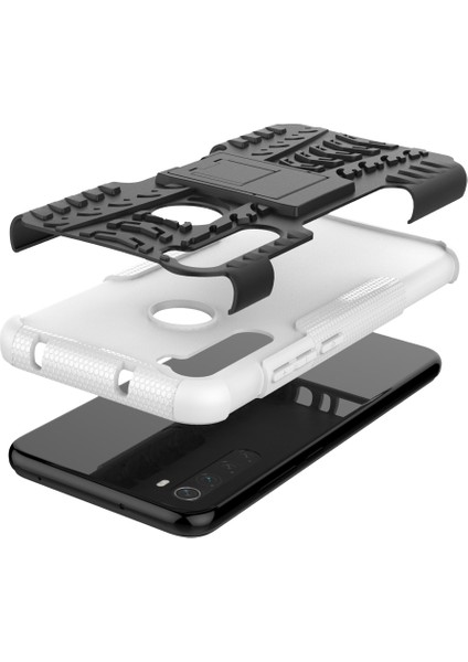 Xiaomi Redmi Note 8t İçin ShockProof Çift Katmanlı Standlı Korumalı Kılıf (Yurt Dışından) fırsatları