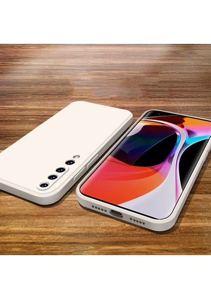 Xiaomi Mi 10 İçin İnce Likit Silikon ShockProof Korumalı Kılıf (Yurt Dışından)