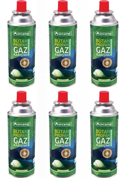 Orcamp KTS-227 Gaz Kartuşu Altılı Set