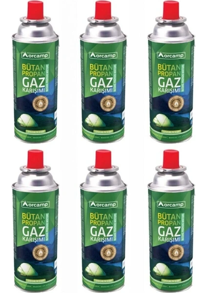 Orcamp KTS-227 Gaz Kartuşu Altılı Set