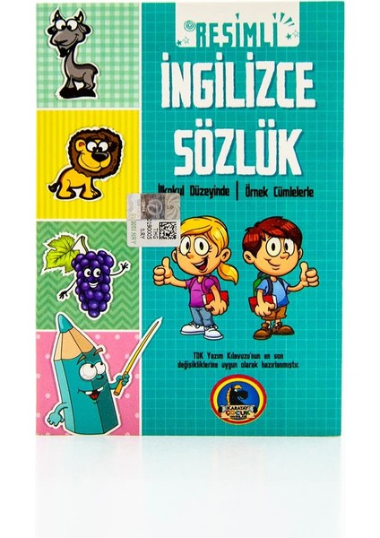 Resimli Ingilizce Sözlük Cep Boy, Englısh Dıctıonary, Karton Kapak, Renkli, 10X14CM
