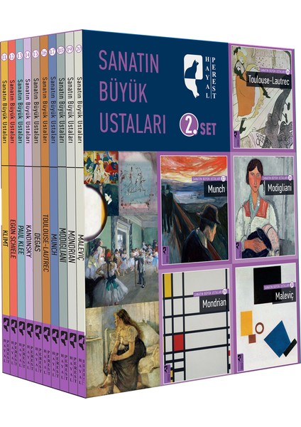 Sanatın Büyük Ustaları 2. Set 10 Kitap Kutulu